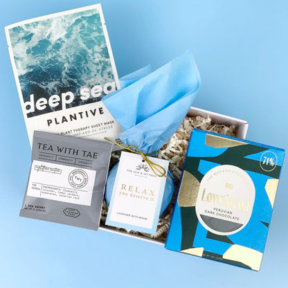Relax You Deserve It - Relaxing Lavender Bath Bomb Soothing Soak