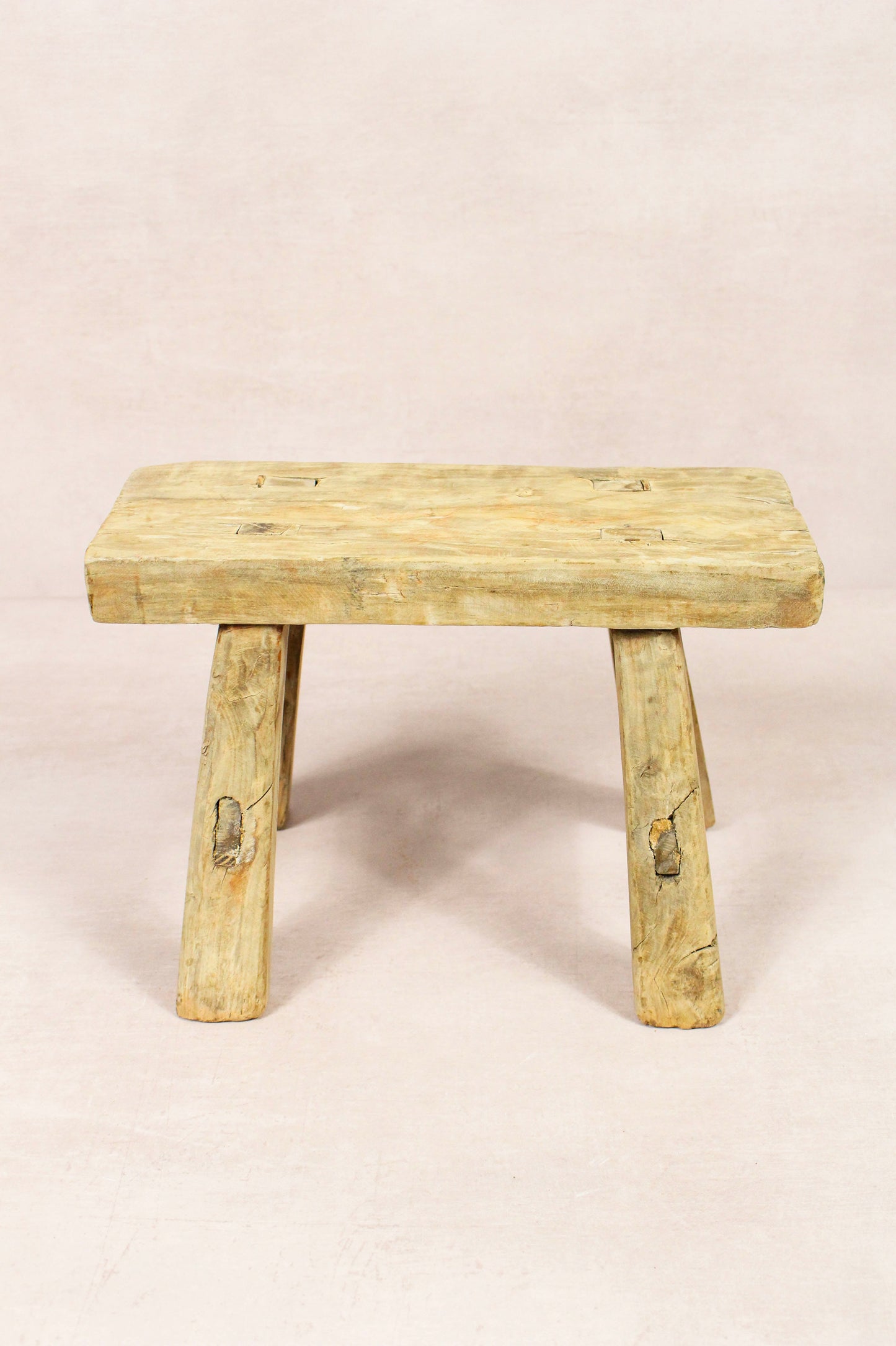 Vintage Rustic Stool - Elm wood - Small - 230