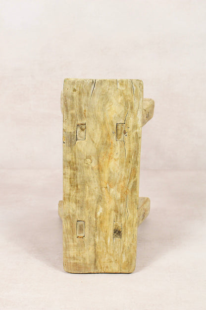 Vintage Rustic Stool - Elm wood - Small - 230
