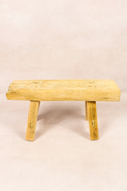 Vintage Rustic Stool - Elm wood - Small - 253