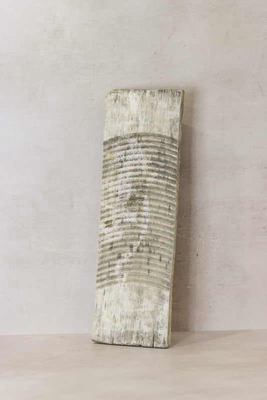Vintage Elm Wooden Washboard - no 11