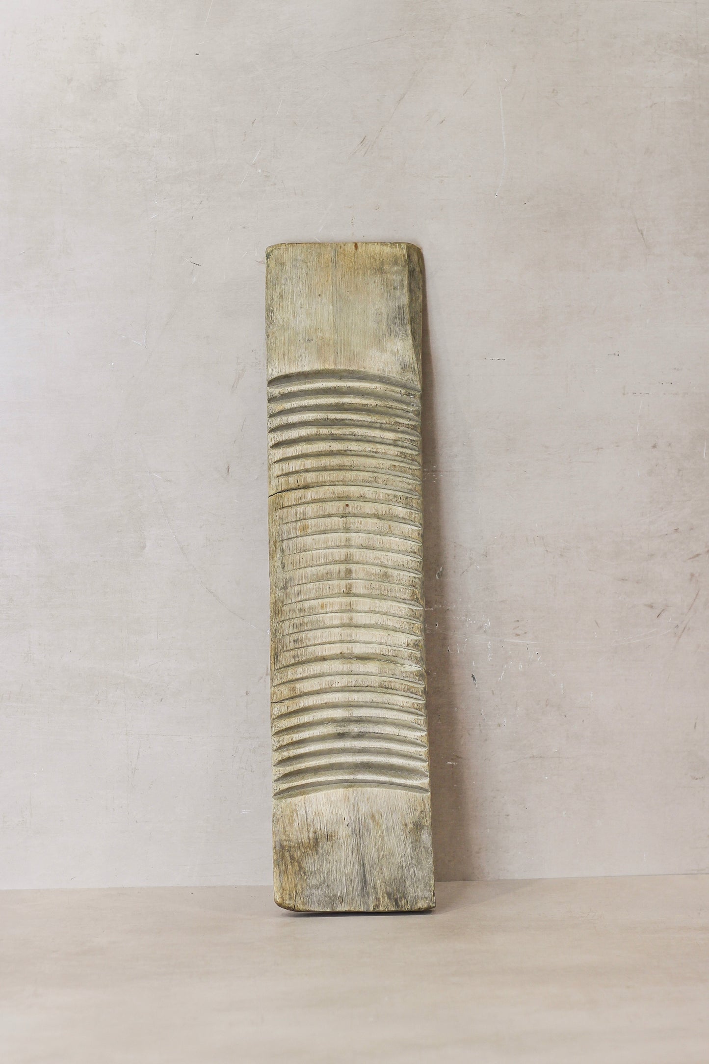 Vintage Elm Wooden Washboard - no 12