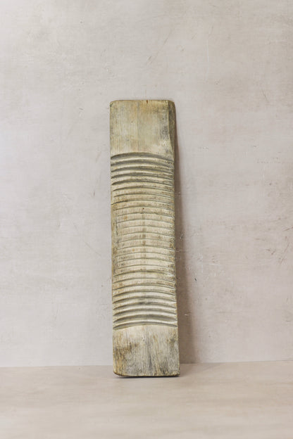 Vintage Elm Wooden Washboard - no 12