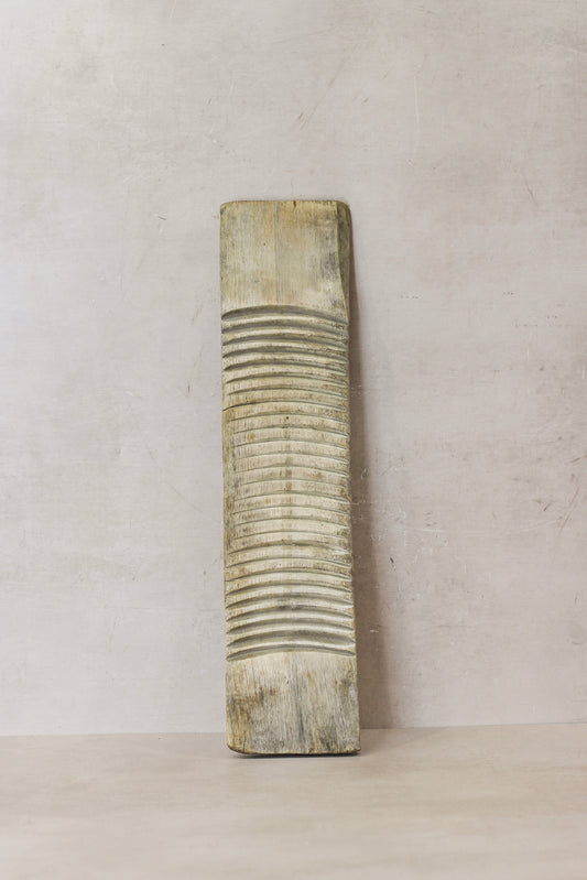 Vintage Elm Wooden Washboard - no 12