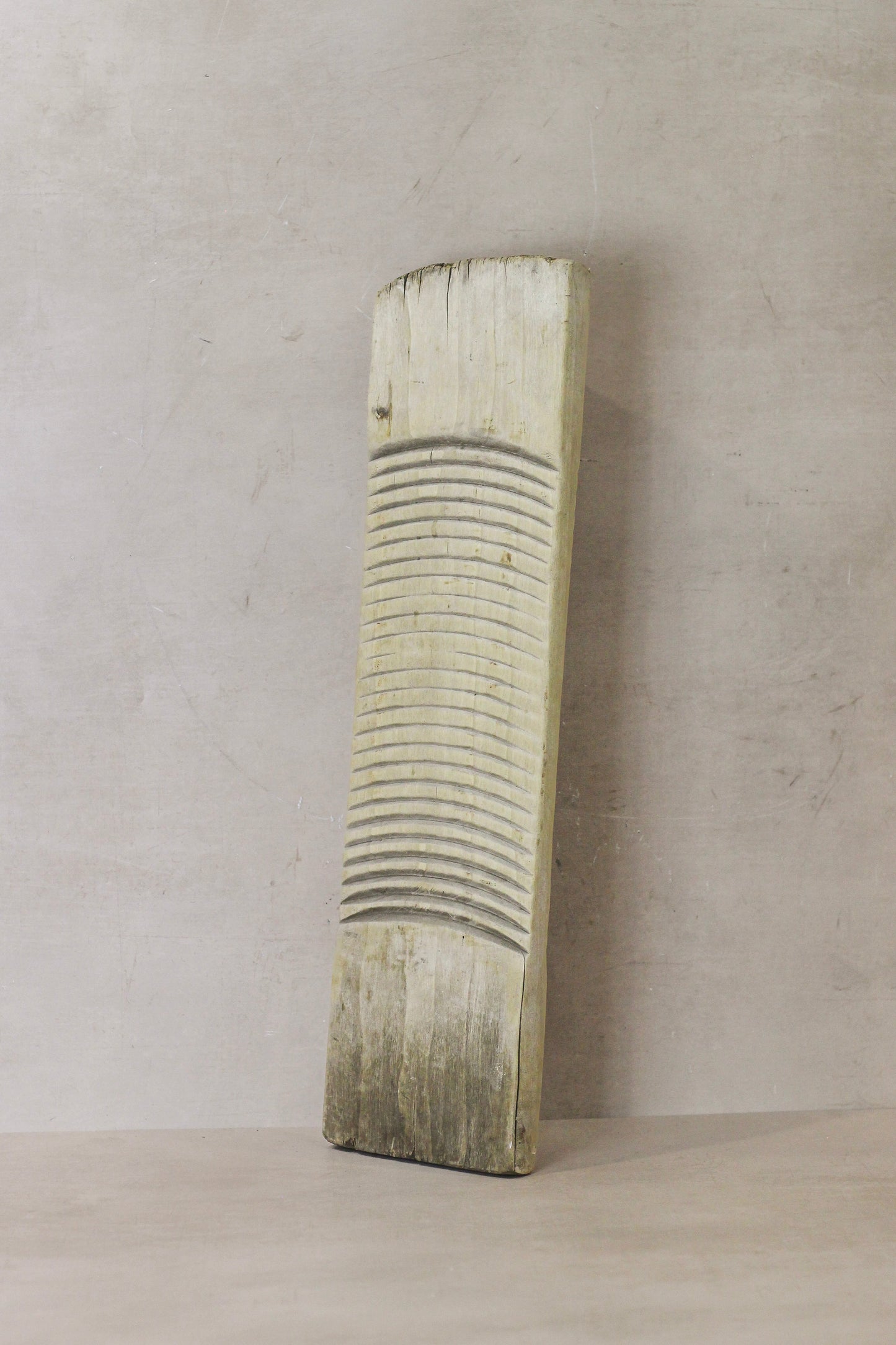 Vintage Elm Wooden Washboard - no 13
