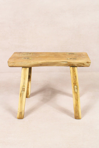 Vintage Rustic Stool - Elm wood - Small - 271