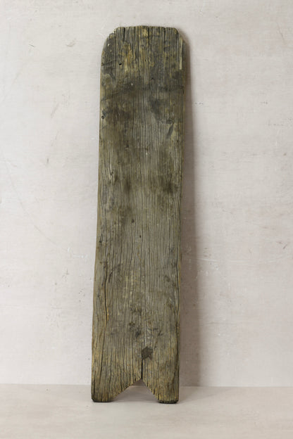 Vintage Elm Wooden Washboard - no 15