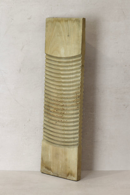 Vintage Elm Wooden Washboard - no 17