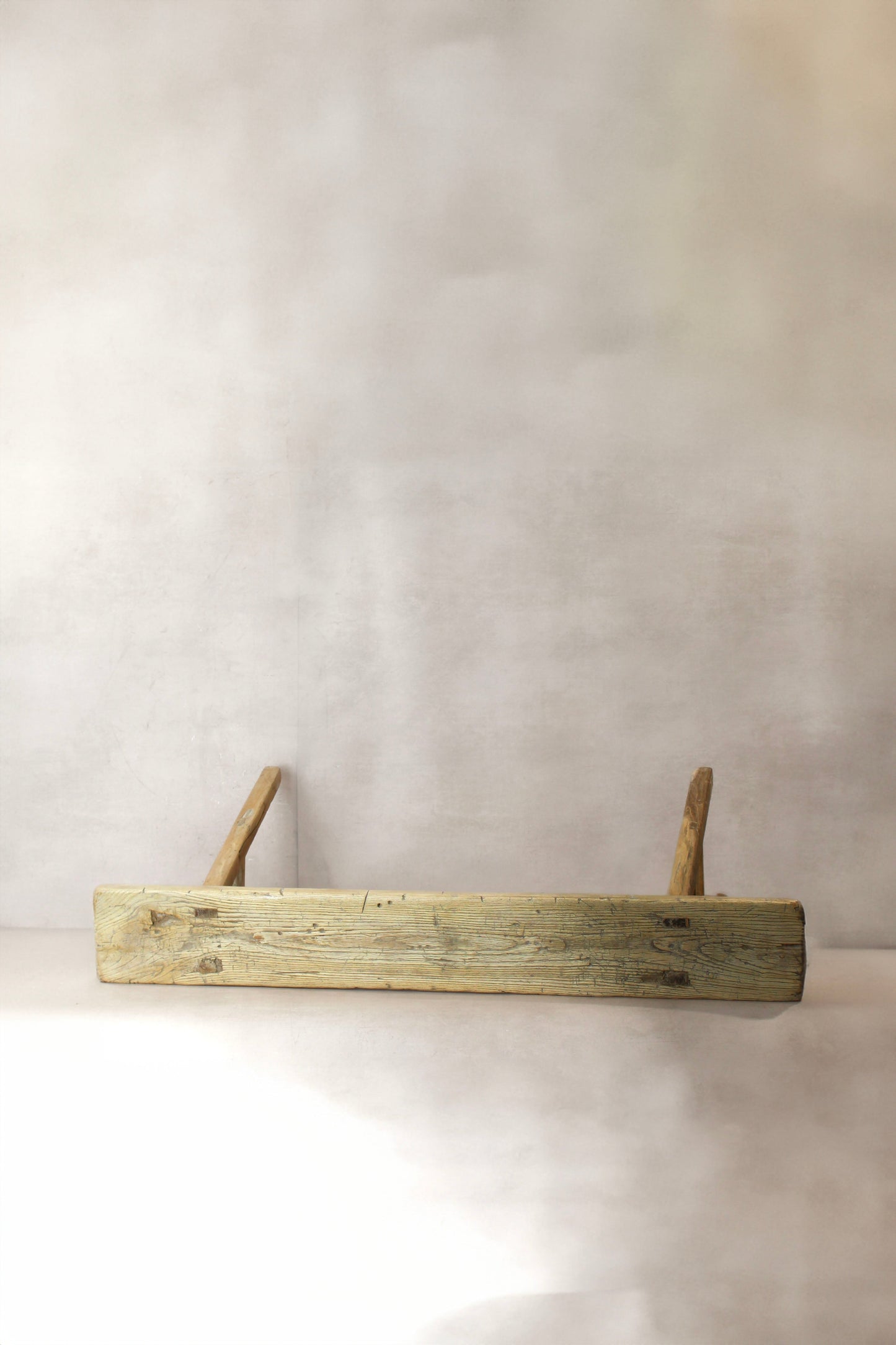 Antique Rustic Elm Skinny Bench 04