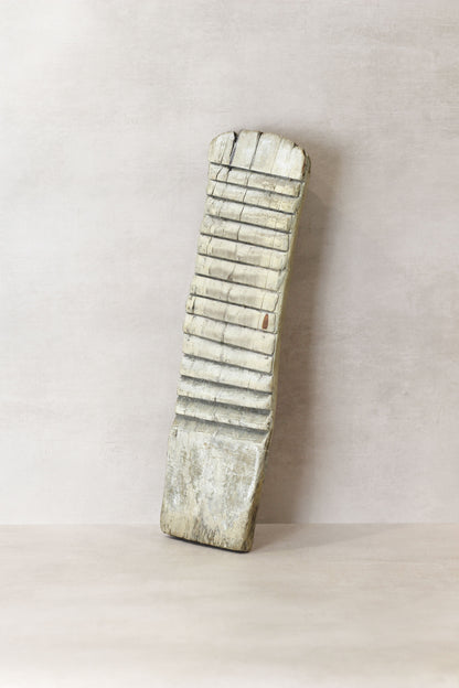 Vintage Elm Wooden Washboard - no 19