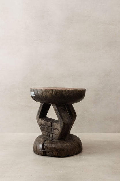 Vintage Tonga Stool - Copper Top - 27.1