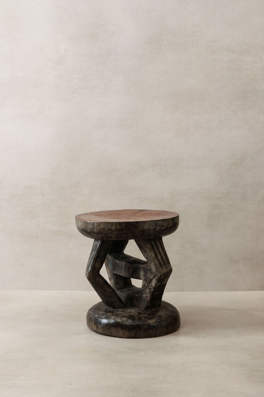 Vintage Tonga Stool - Copper Top - 25.1