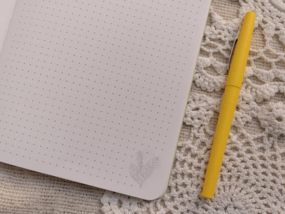 A5 Handmade Notebook with Spring Foraging Design
