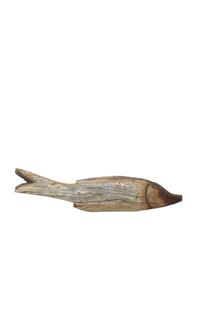 Driftwood Hand Carved Fish - (13.3)
