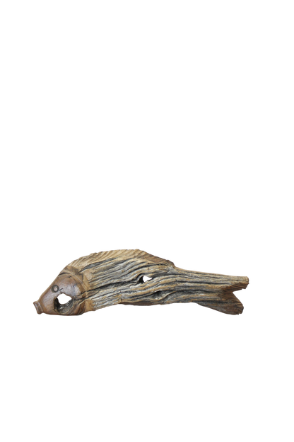 Driftwood Hand Carved Fish - (13.4)