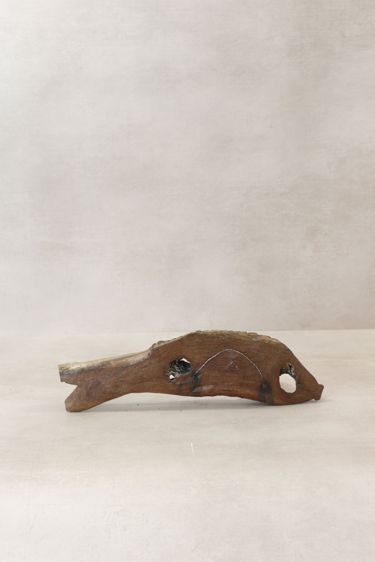 Driftwood Hand Carved Fish - (13.4)