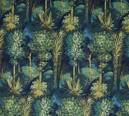 Forbidden forest velvet throw cushion