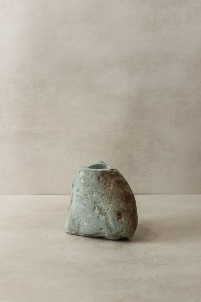 Natural Rough Edge Stone Candle Holder - 98.3