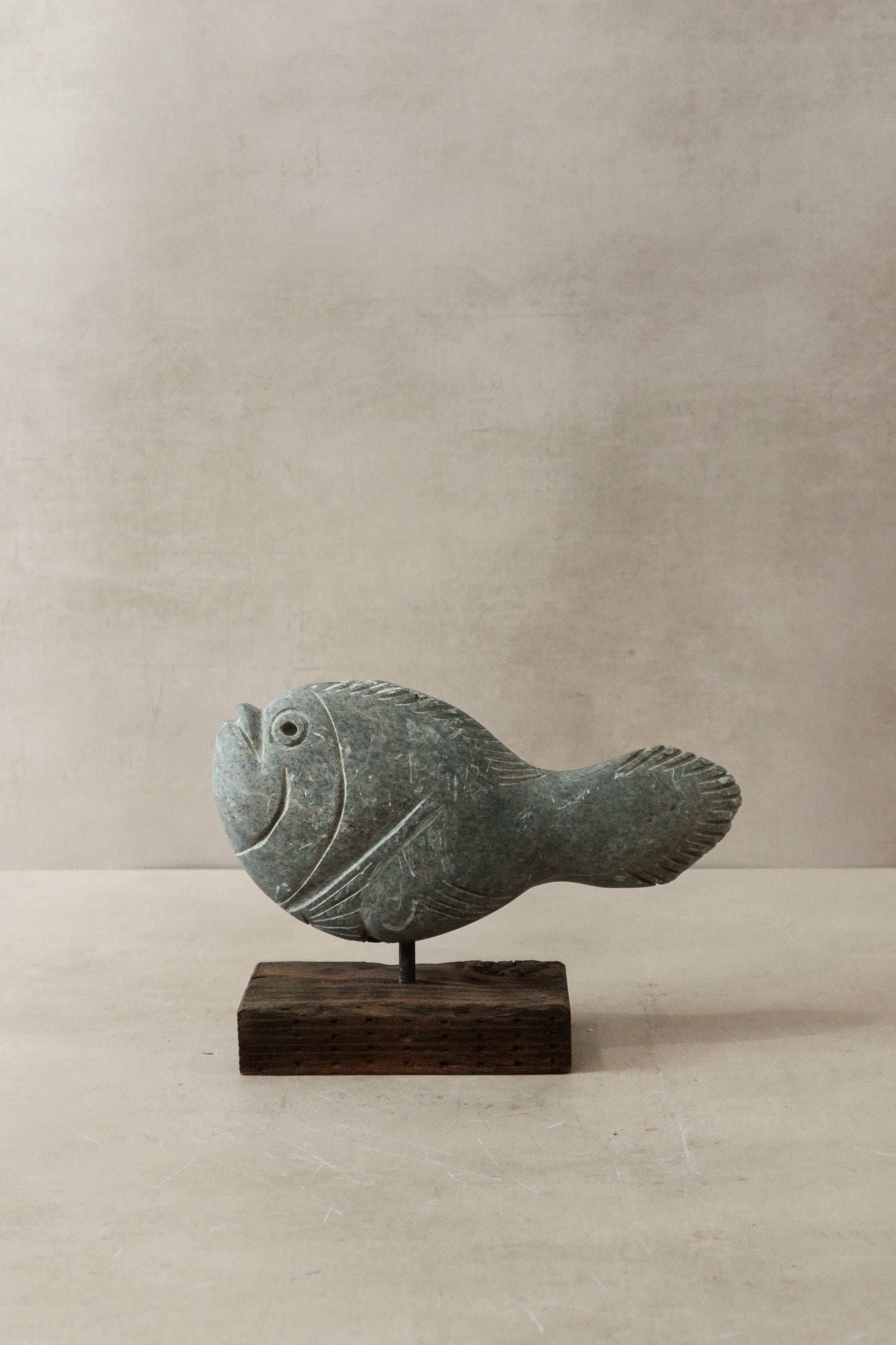 Stone Fish Sculpture - Zimbabwe - 29.1