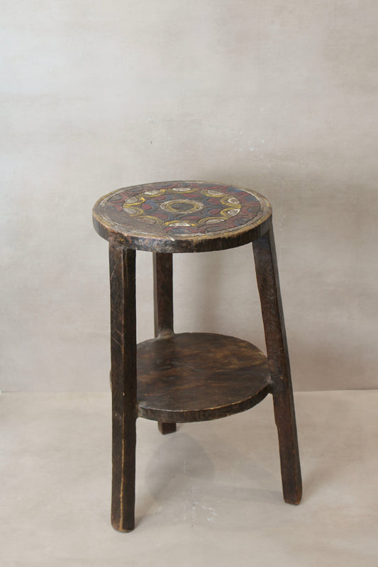 Vintage Ethiopian Two Tiered Coffee Table | ST02