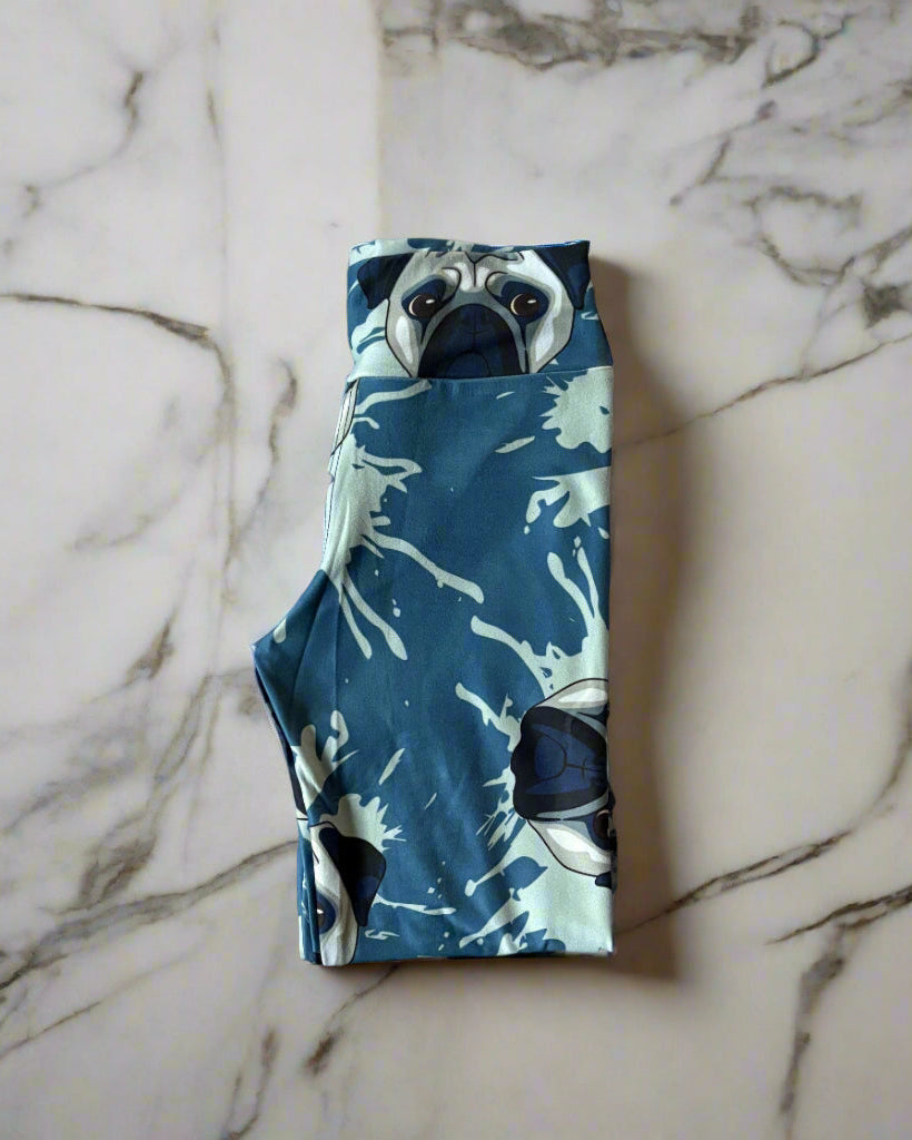 Pug dog leggings