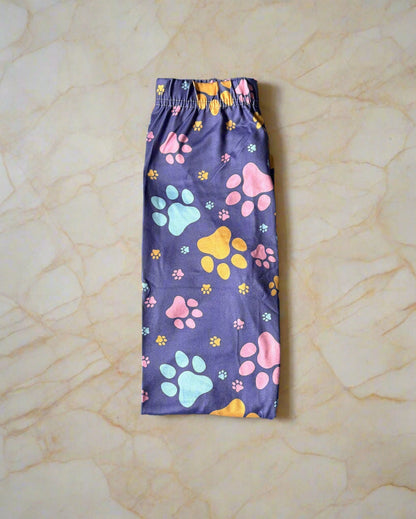 Purple paws full length leggings