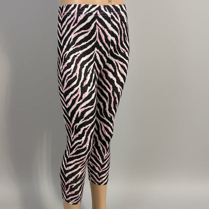 Pink tiger stripe leggings