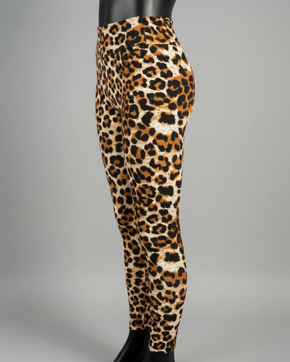 Wild leopard soft touch stretch leggings