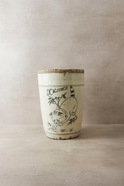Glazed Chizou Flower Pot - 2