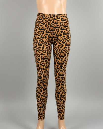 Trendy leopard print leggings