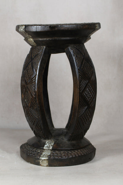 Vintage Rwanda Wood Side Table 2.3
