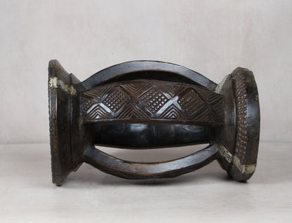 Vintage Rwanda Wood Side Table 2.3