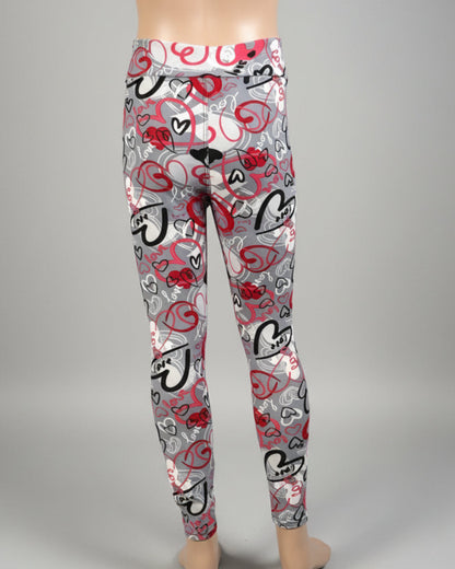 Heart design leggings