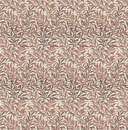 William morris rust willow leaves cotton cushion, scatter cushions