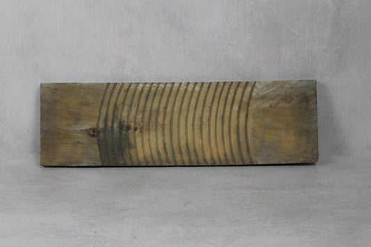 Vintage Elm Wooden Washboard - 25