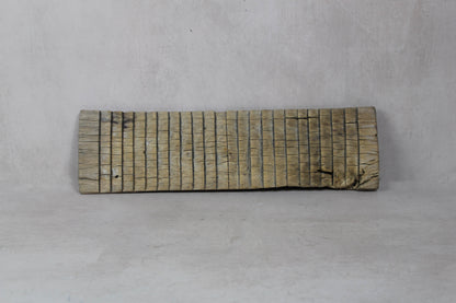 Vintage Elm Wooden Washboard - 23