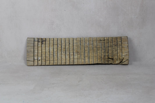Vintage Elm Wooden Washboard - 23