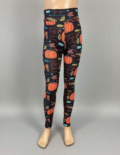 Thanksgiving holiday leggings