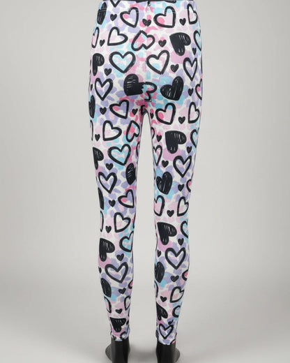 Heart design leggings
