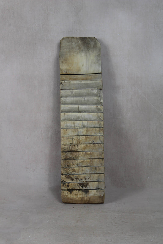 Vintage Elm Wooden Washboard - 27
