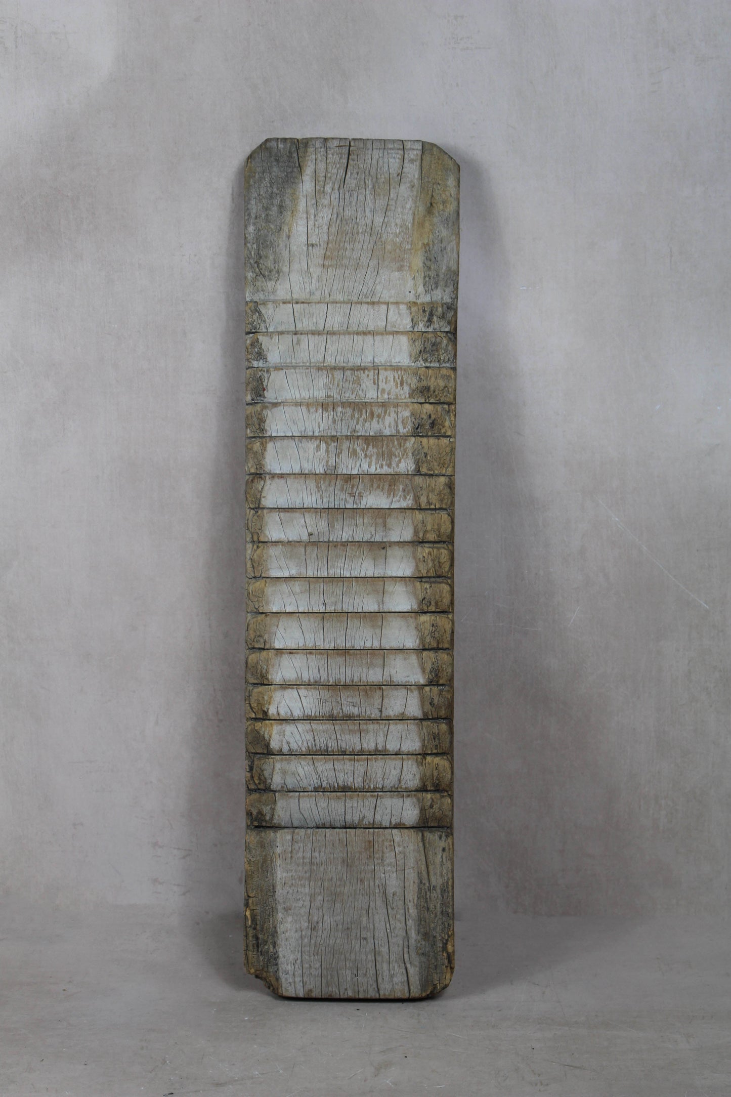 Vintage Elm Wooden Washboard - 30