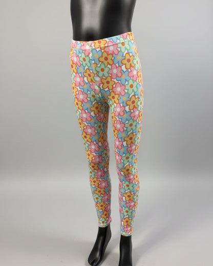 Rainbow Flowers leggings