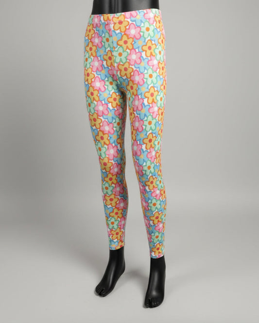 Rainbow Flowers leggings