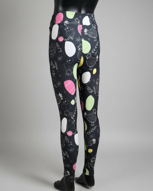 Chicken & Egg design leggings