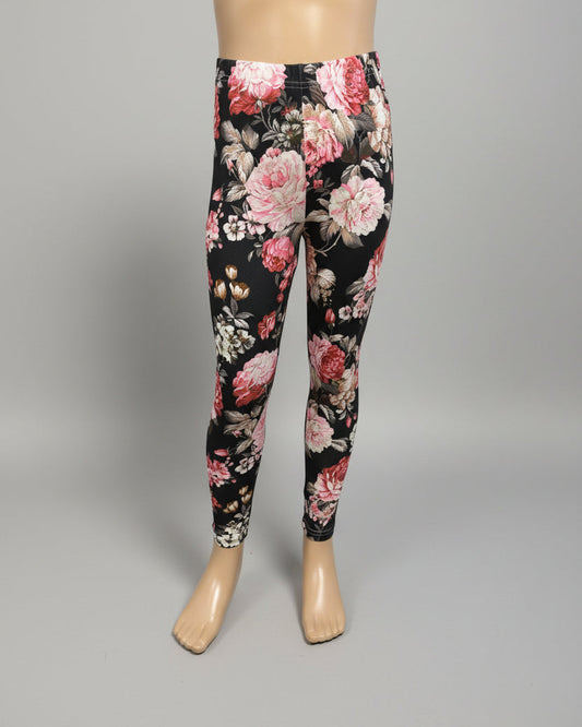 Garden design full length stretch leggings