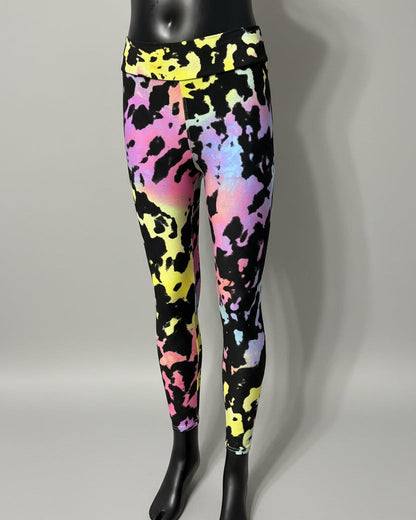 Funky design full length stretch leggings