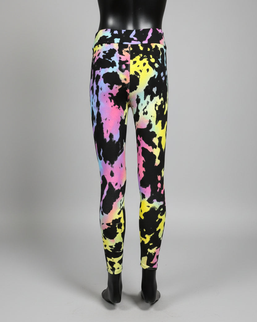 Funky design full length stretch leggings