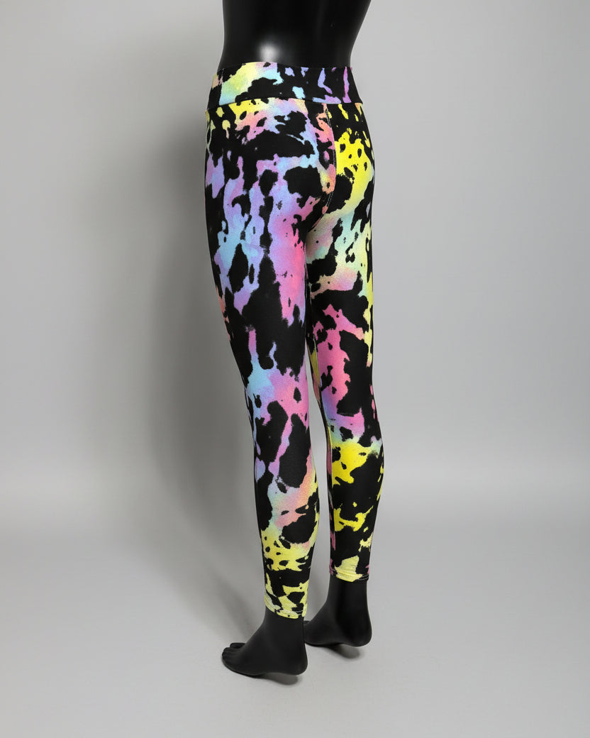 Funky design full length stretch leggings