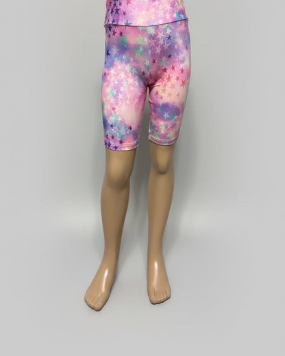 Soft, stretch, girls shorts, choice of pattern & size!