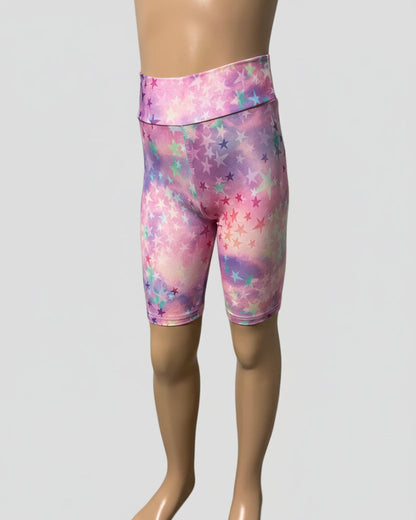 Soft, stretch, girls shorts, choice of pattern & size!